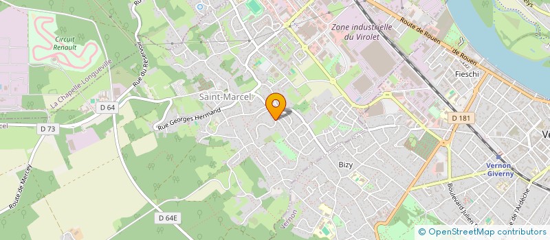 localisation de l'entreprise MADAME SANDRINE FROMENT  LA CHAPELLE-LONGUEVILLE