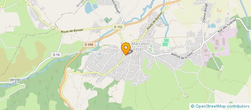 localisation de l'entreprise MADAME SANDRINE FROMONT  SAINT-MARCELLIN-EN-FOREZ