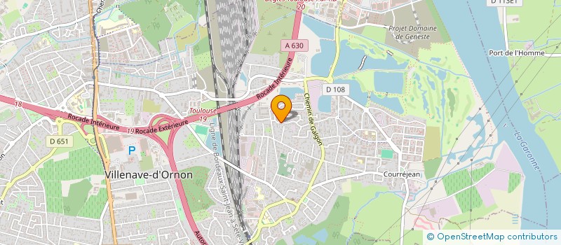 localisation de l'entreprise MADAME SANDRINE FUSTER  VILLENAVE-D'ORNON