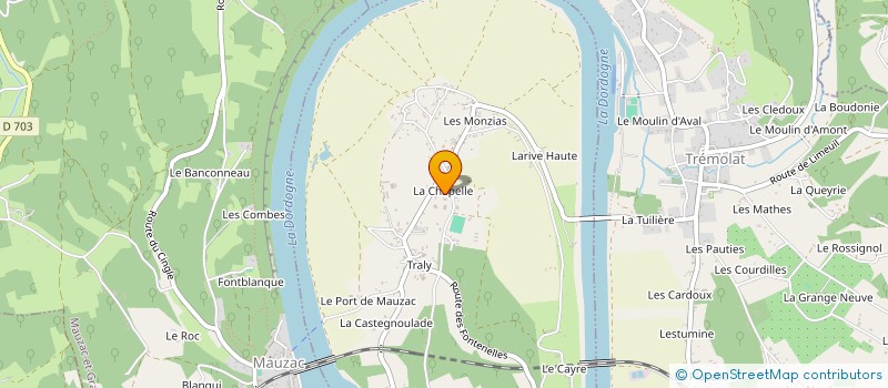 localisation de l'entreprise MADAME SANDRINE GABILLARD  CALES