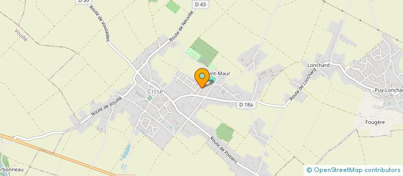 localisation de l'entreprise MADAME SANDRINE GABILLARD  CISSE