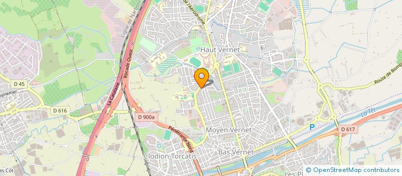 localisation de l'entreprise MADAME SANDRINE GABON  PERPIGNAN