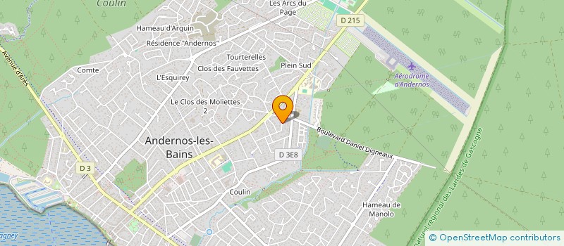 localisation de l'entreprise MADAME SANDRINE GACHASSIN  ANDERNOS-LES-BAINS