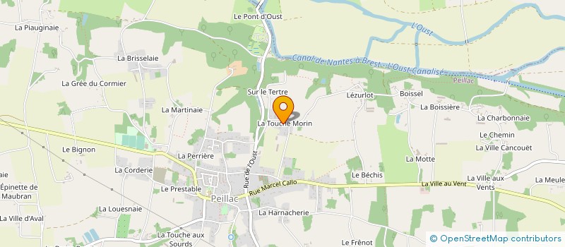 localisation de l'entreprise MADAME SANDRINE GACOIN à PEILLAC