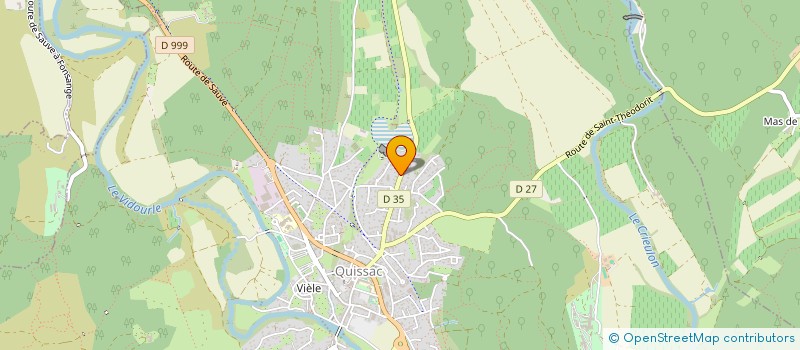 localisation de l'entreprise MADAME SANDRINE GACQUERE  QUISSAC