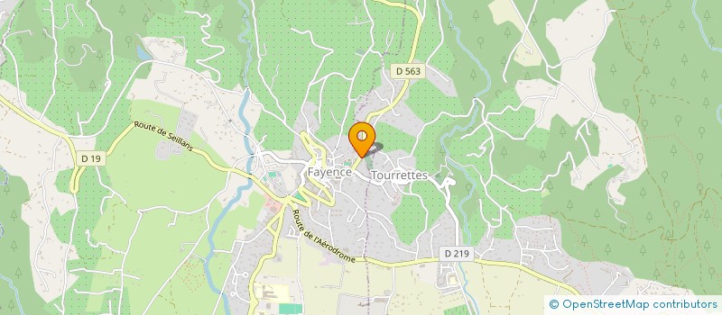 localisation de l'entreprise MADAME SANDRINE GAL  FAYENCE