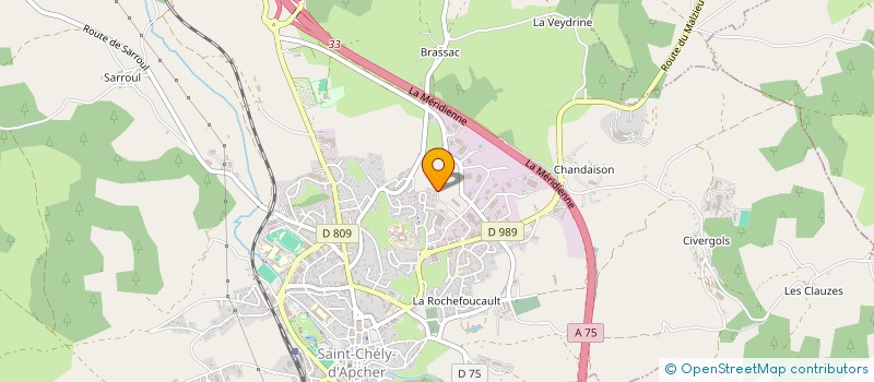 localisation de l'entreprise MADAME SANDRINE GALIBERT à SAINT-CHELY-D'APCHER