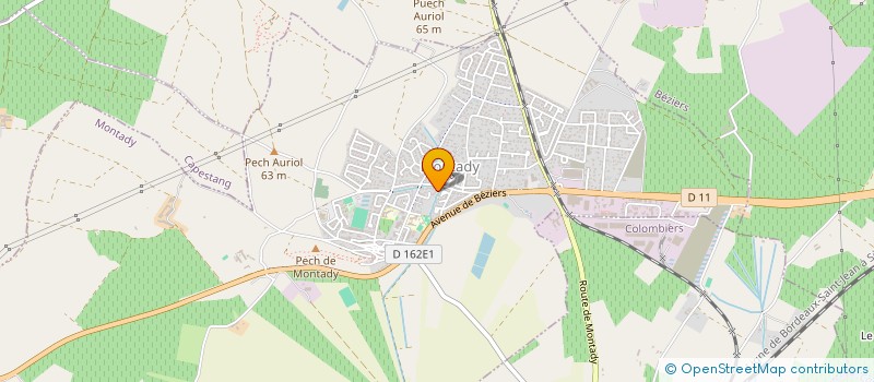 localisation de l'entreprise MADAME SANDRINE GALIBERT  MONTADY