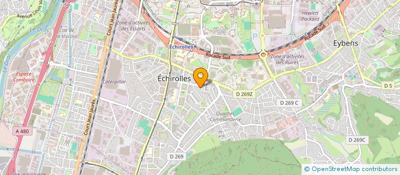 localisation de l'entreprise MADAME SANDRINE GALIFI  ECHIROLLES