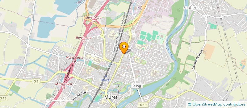 localisation de l'entreprise MADAME SANDRINE GALISSIE  MURET