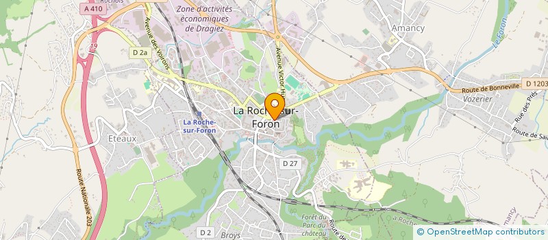 localisation de l'entreprise MADAME SANDRINE GALLAY à LA ROCHE-SUR-FORON