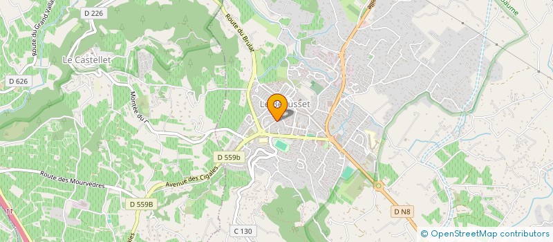 localisation de l'entreprise MADAME SANDRINE GALLEY  LE BEAUSSET