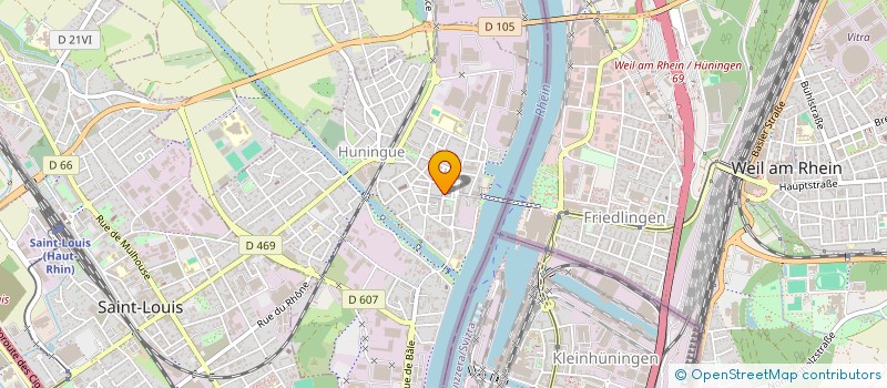 localisation de l'entreprise MADAME SANDRINE GALLEY  HUNINGUE