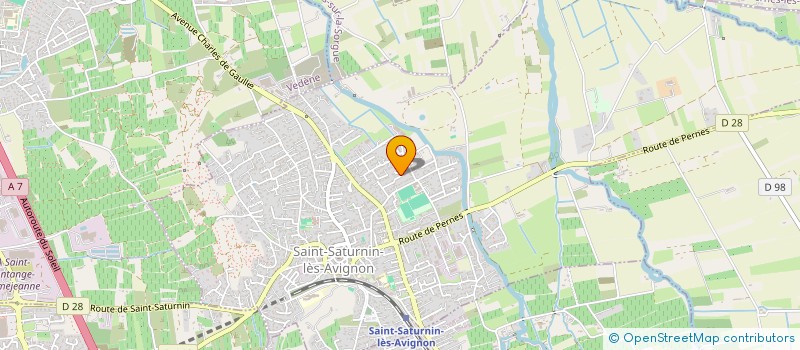 localisation de l'entreprise MADAME SANDRINE GANS  SAINT-SATURNIN-LES-AVIGNON