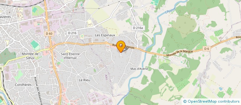 localisation de l'entreprise MADAME SANDRINE GARCIA  SAINT-PRIVAT-DES-VIEUX