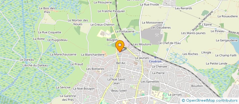 localisation de l'entreprise MADAME SANDRINE GARCIA à COUERON