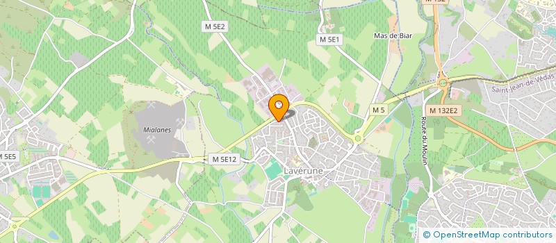 localisation de l'entreprise MADAME SANDRINE GARCIA  LAVERUNE