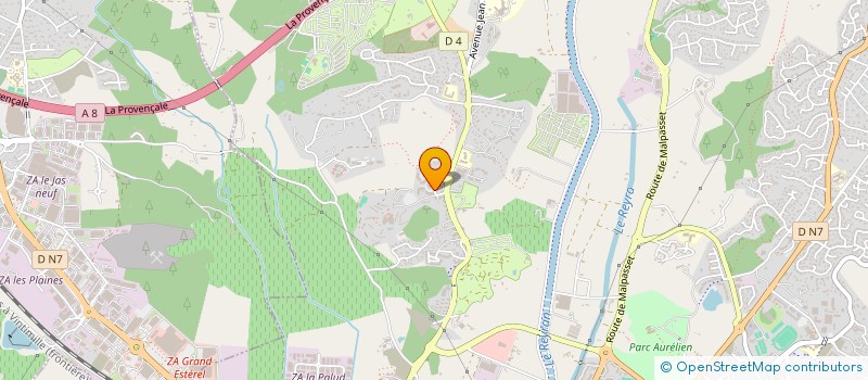 localisation de l'entreprise MADAME SANDRINE GARCIA à FREJUS