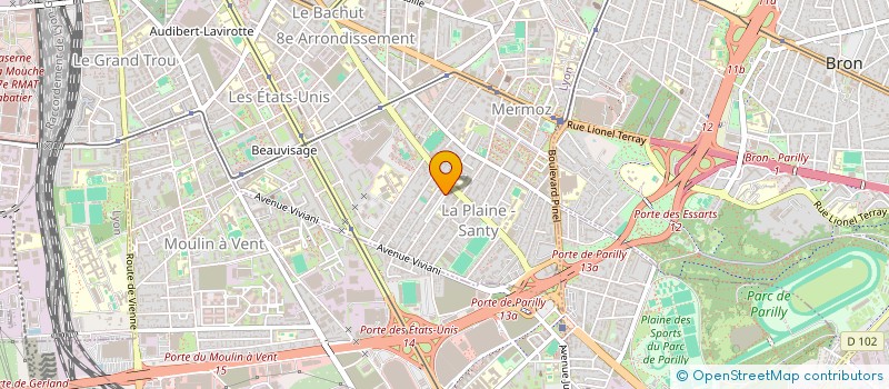 localisation de l'entreprise MADAME SANDRINE GARCIA  LYON