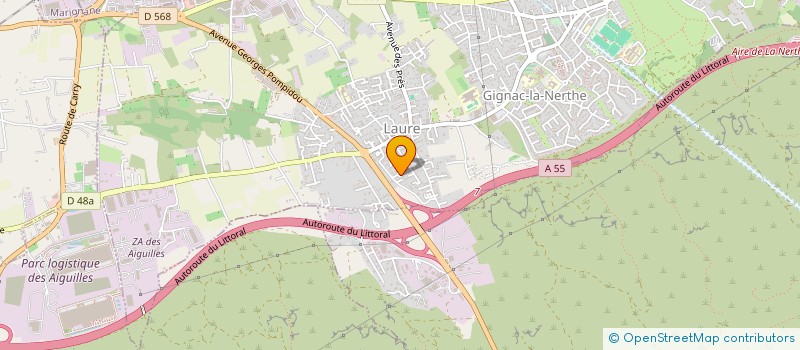 localisation de l'entreprise MADAME SANDRINE GARCIA à GIGNAC-LA-NERTHE