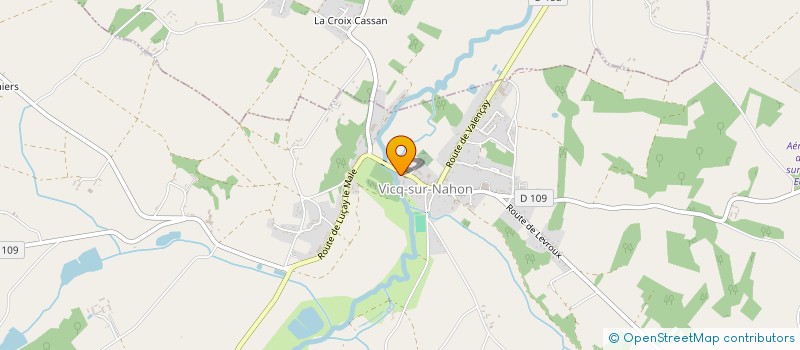 localisation de l'entreprise MADAME SANDRINE GARRIVET à VICQ-SUR-NAHON