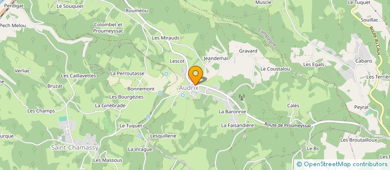 localisation de l'entreprise MADAME SANDRINE GASSO  AUDRIX