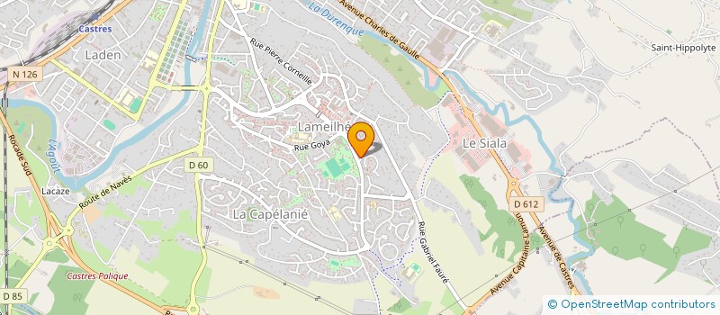 localisation de l'entreprise MADAME SANDRINE GATTO  CASTRES