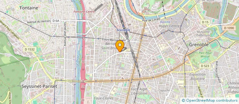 localisation de l'entreprise MADAME SANDRINE GAUCH à GRENOBLE