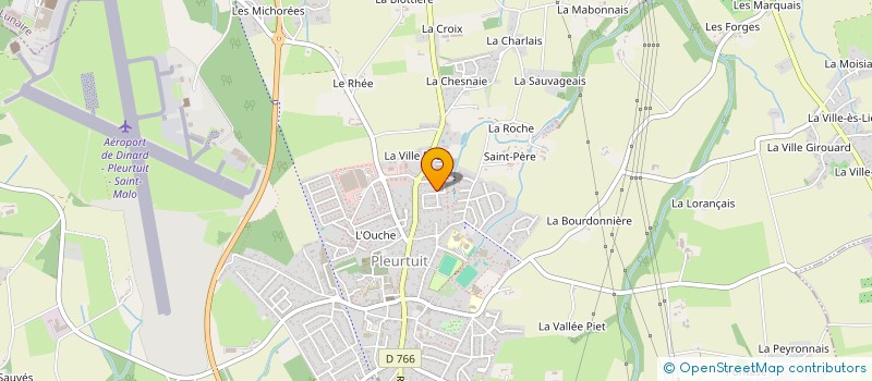 localisation de l'entreprise MADAME SANDRINE GAUDIN  PLEURTUIT