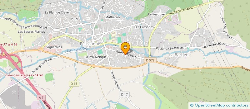 localisation de l'entreprise MADAME SANDRINE GAUDOT à PELISSANNE