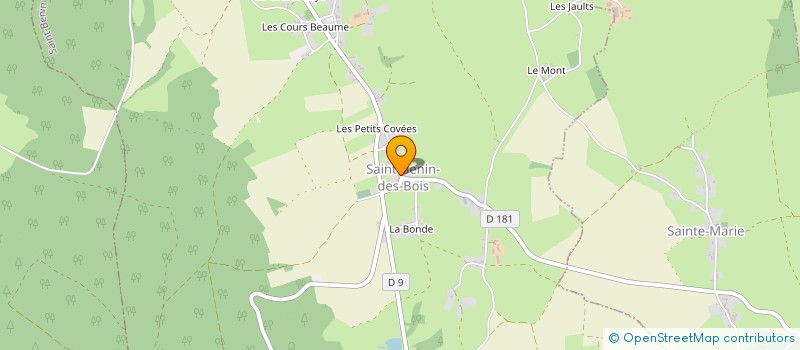 localisation de l'entreprise MADAME SANDRINE GAULIER à SAINT-BENIN-DES-BOIS