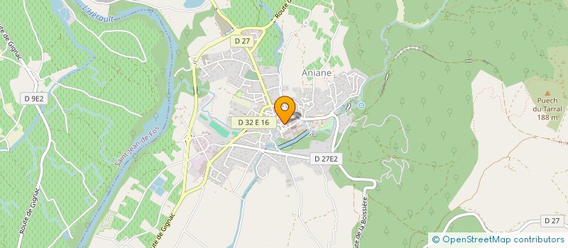 localisation de l'entreprise MADAME SANDRINE GAUTHIER  ANIANE