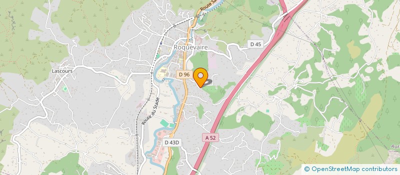 localisation de l'entreprise MADAME SANDRINE GAZANO  ROQUEVAIRE