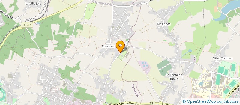 localisation de l'entreprise MADAME SANDRINE GEGAUFF  PORNICHET