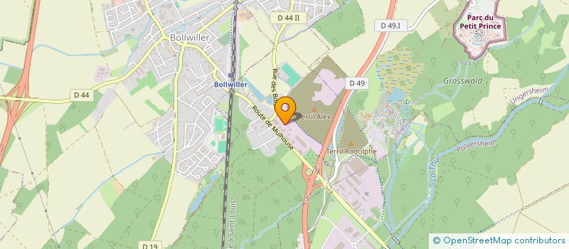 localisation de l'entreprise MADAME SANDRINE GEHIN  FELDKIRCH