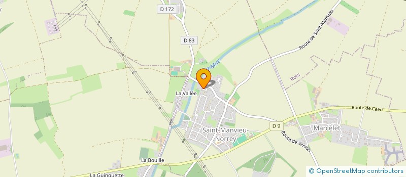 localisation de l'entreprise MADAME SANDRINE GELEZ  SAINT-MANVIEU-NORREY