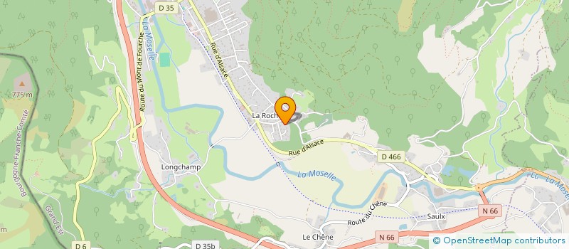 localisation de l'entreprise MADAME SANDRINE GENET  RUPT-SUR-MOSELLE