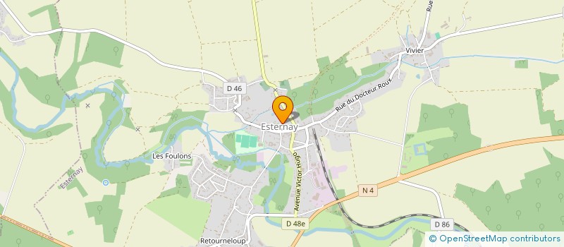 localisation de l'entreprise MADAME SANDRINE GENISSON  ESTERNAY