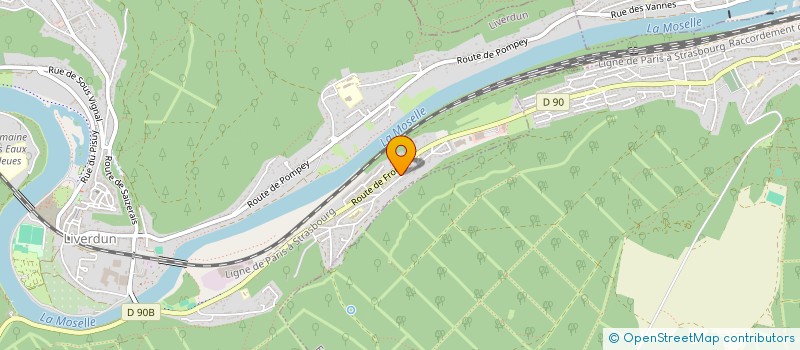 localisation de l'entreprise MADAME SANDRINE GENTY  LIVERDUN