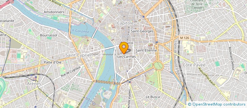 localisation de l'entreprise MADAME SANDRINE GERAUD  TOULOUSE