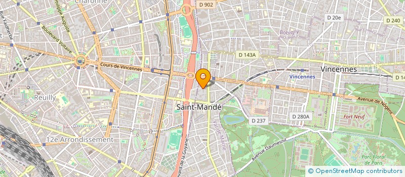 localisation de l'entreprise MADAME SANDRINE GERMAIN à SAINT-MANDE