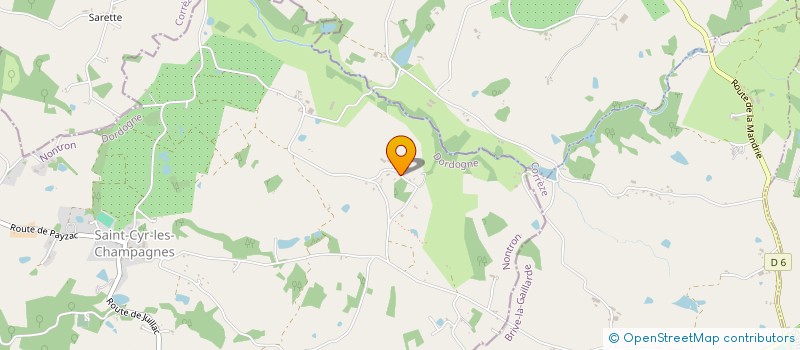 localisation de l'entreprise MADAME SANDRINE GERMAIN  SAVIGNAC-LEDRIER