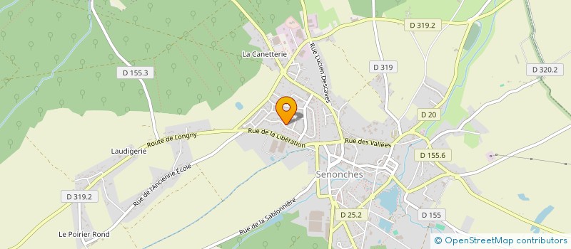 localisation de l'entreprise MADAME SANDRINE GERVAIS à SENONCHES