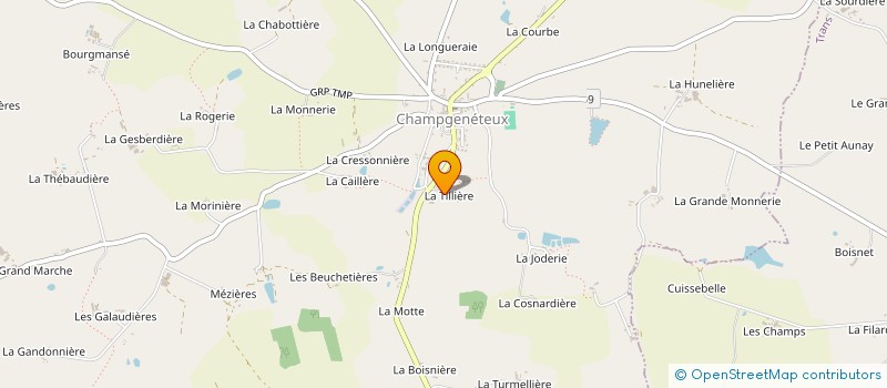 localisation de l'entreprise MADAME SANDRINE GEVRAISE à CHAMPGENETEUX