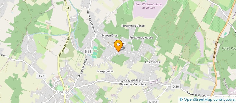 localisation de l'entreprise MADAME SANDRINE GHILARDI  BOULOC