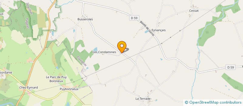 localisation de l'entreprise MADAME SANDRINE GHYS à BUSSIERE-GALANT