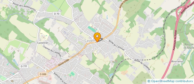 localisation de l'entreprise MADAME SANDRINE GIAMARCHI  CASTELMAUROU