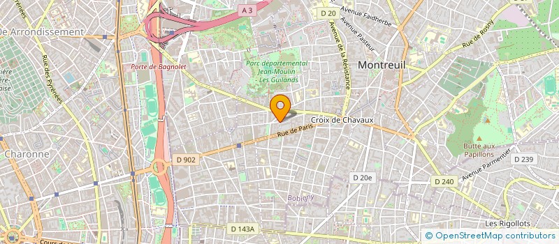 localisation de l'entreprise MADAME SANDRINE GIBLASIO à MONTREUIL