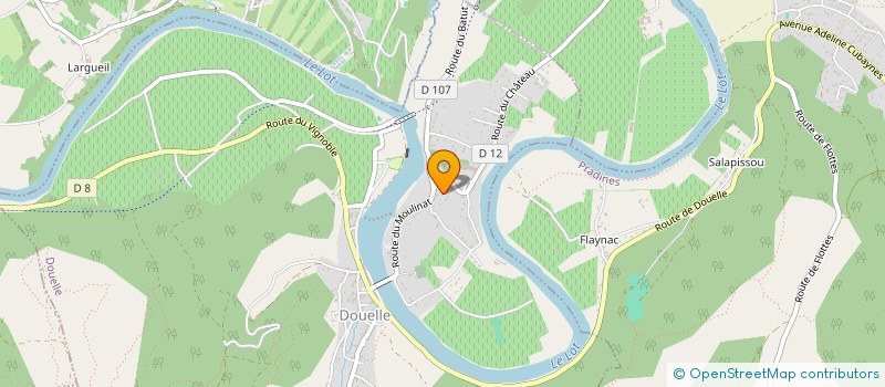 localisation de l'entreprise MADAME SANDRINE GIBRAT  DOUELLE