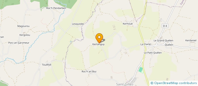 localisation de l'entreprise MADAME SANDRINE GILBERT  SAINT-GILLES-PLIGEAUX